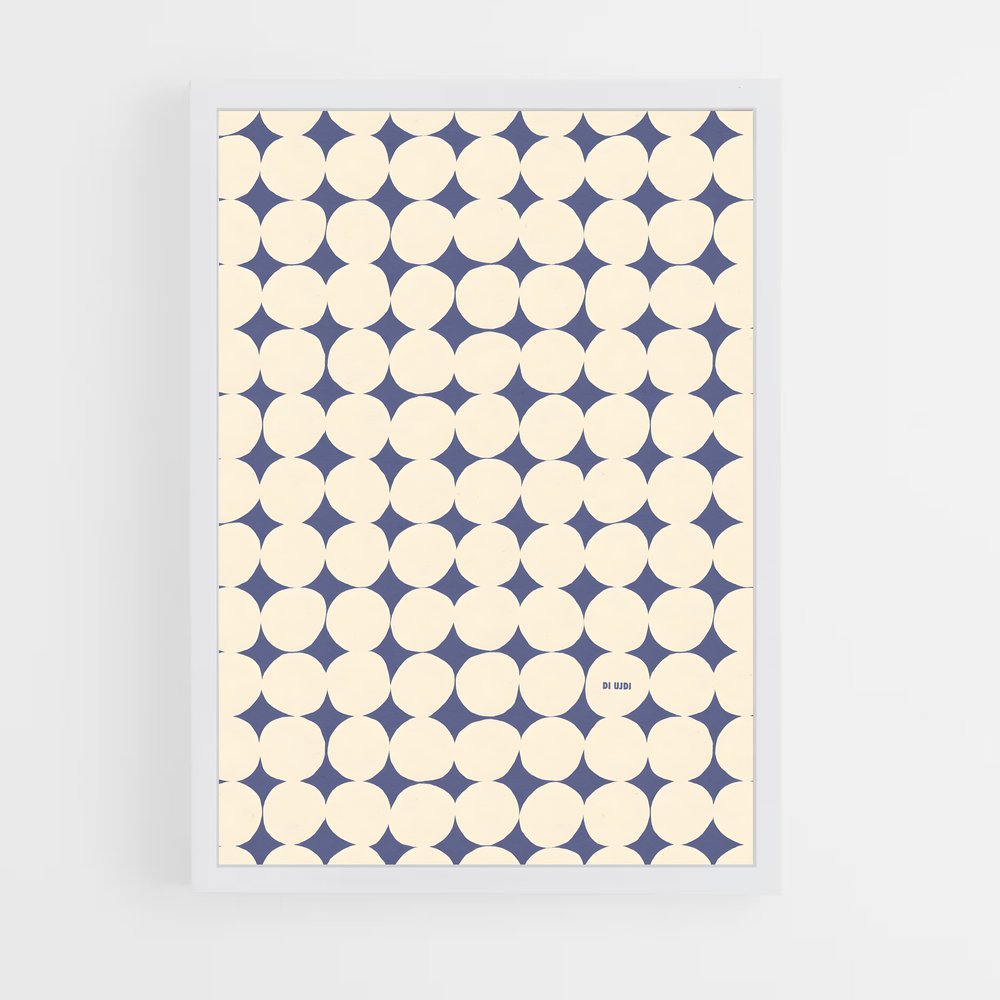ap-geometric patterns-14 cadre Blanc
