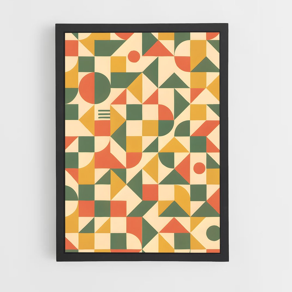 ap-geometric patterns-16 cadre Noir