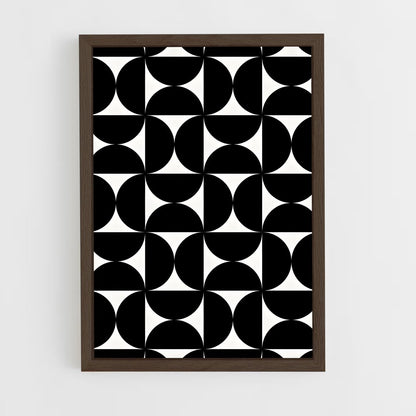 ap-geometric patterns-5 cadre Bois foncé
