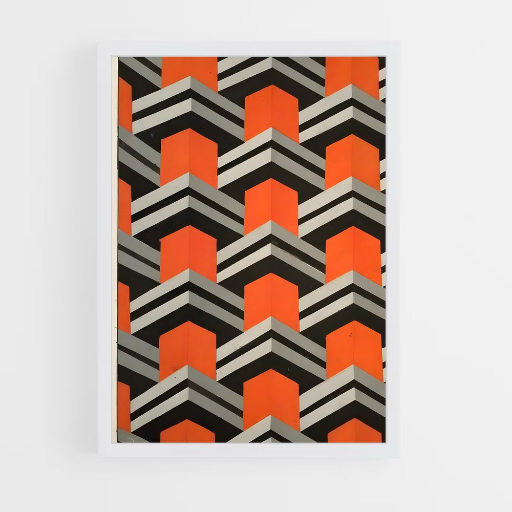 ap-geometric patterns-6 cadre Blanc