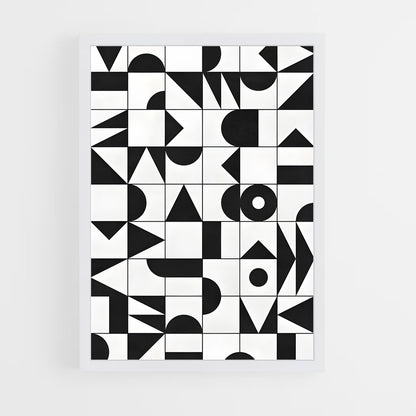 ap-geometric patterns-7 cadre Blanc