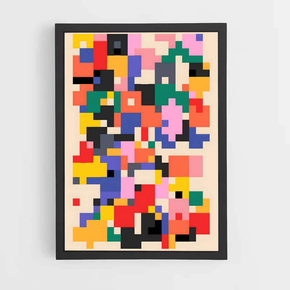 ap-geometric patterns-8 cadre Noir