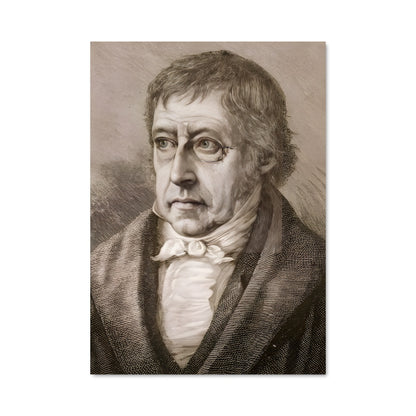 Poster Hegel en Costume