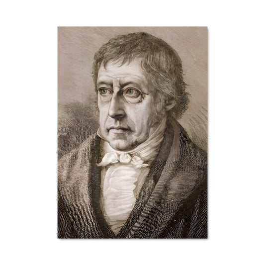 Poster Hegel en Costume