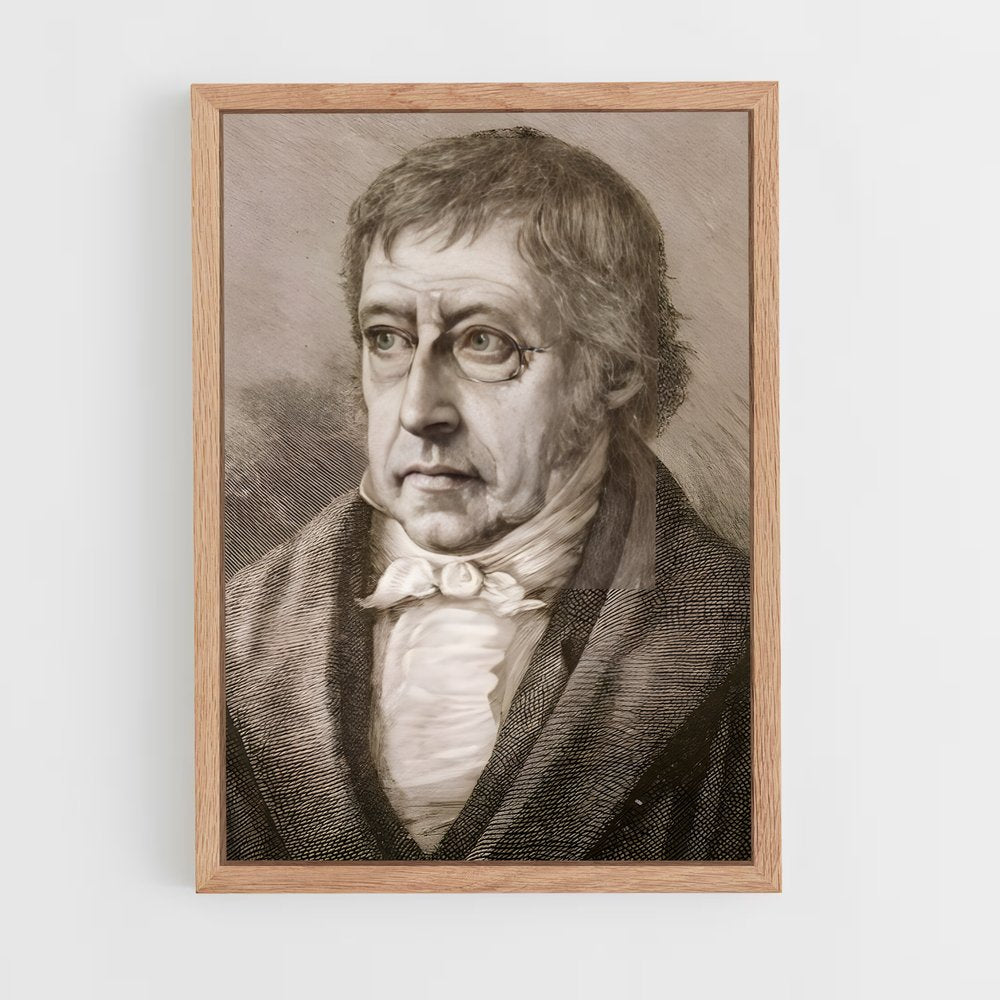 ap-georg wilhelm friedrich hegel-1 cadre Bois clair