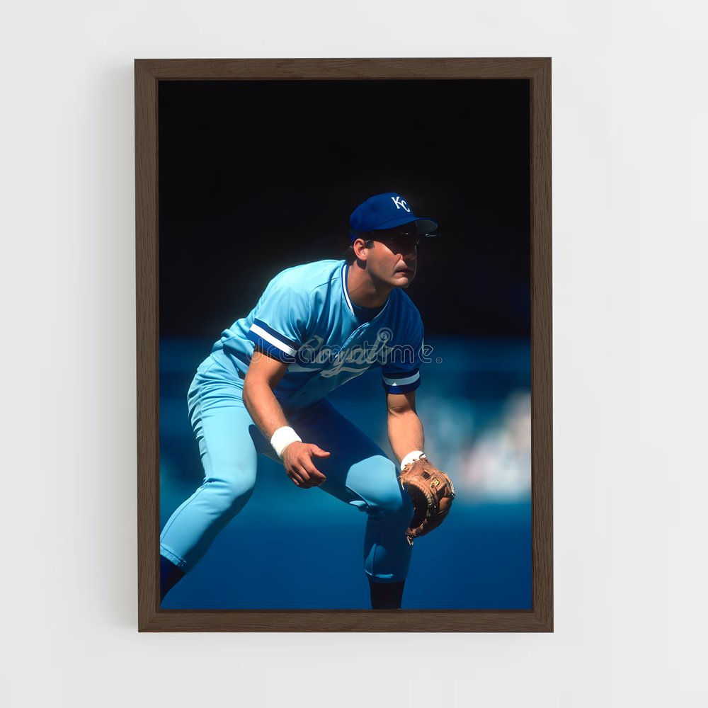 ap-george brett-1 cadre Bois foncé