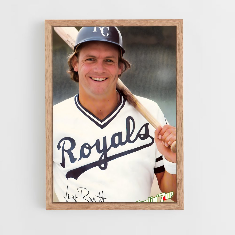 ap-george brett-3 cadre Bois clair