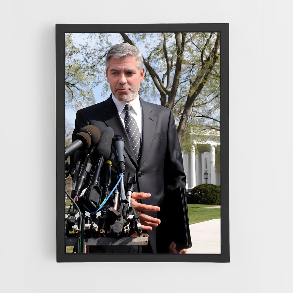 ap-george clooney-2 cadre Noir