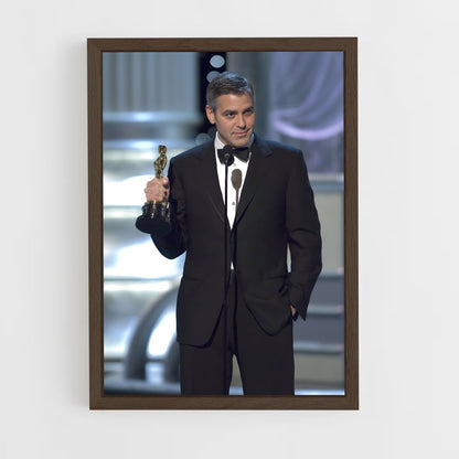 ap-george clooney-5 cadre Bois foncé