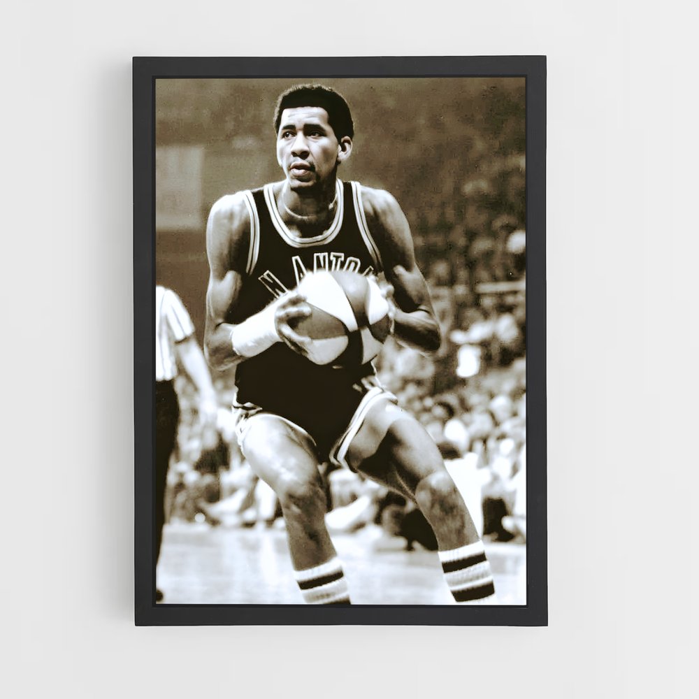 ap-george gervin-5 cadre Noir
