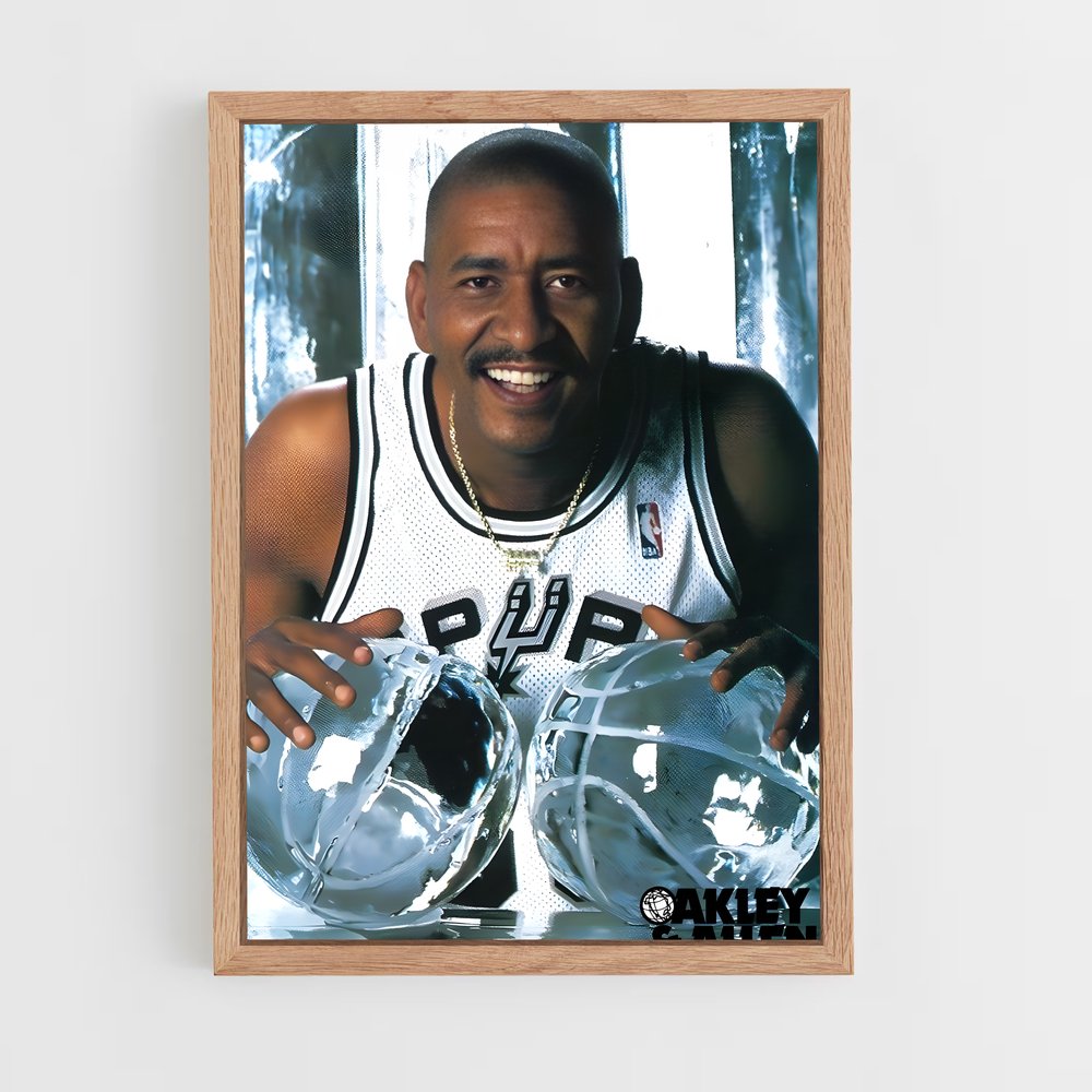 ap-george gervin-6 cadre Bois clair