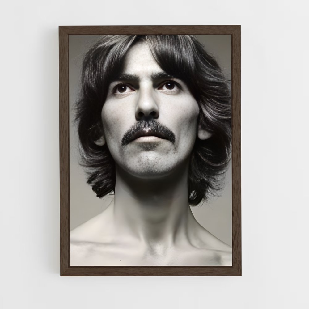 ap-george harrison-3 cadre Bois foncé