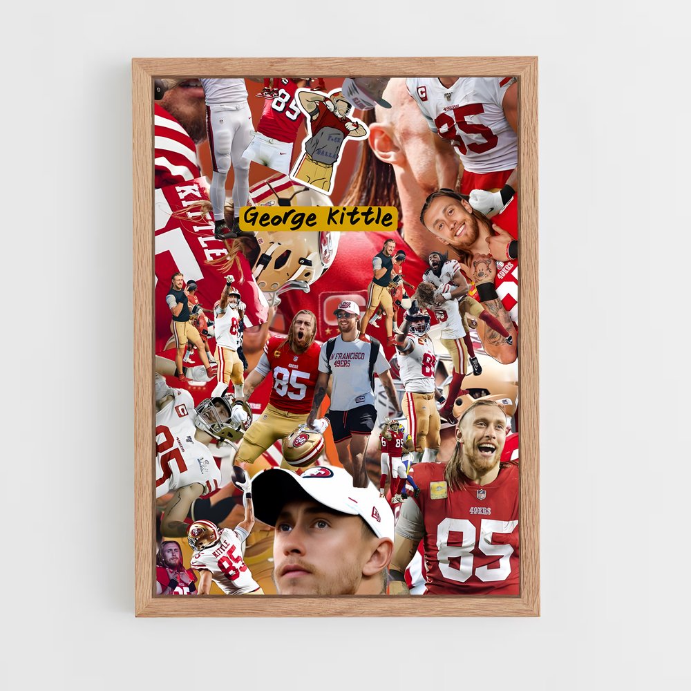 ap-george kittle-2 cadre Bois clair