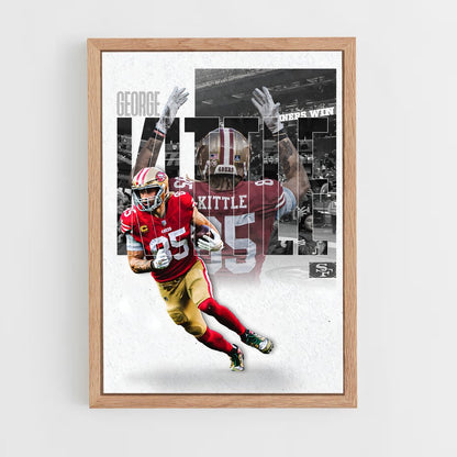 ap-george kittle-4 cadre Bois clair
