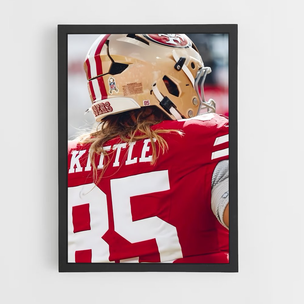 ap-george kittle-6 cadre Noir