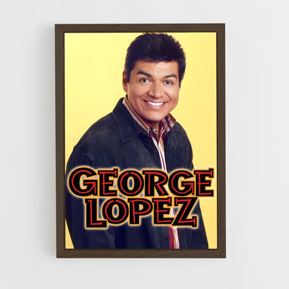 ap-george lopez-5 cadre Bois foncé