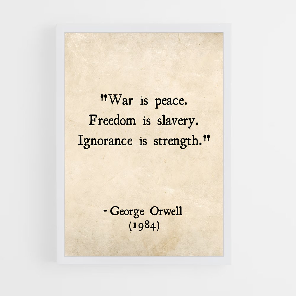 ap-george orwell-2 cadre Blanc