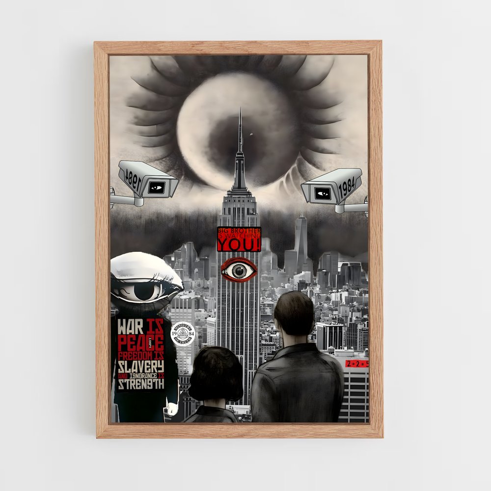 ap-george orwell-4 cadre Bois clair