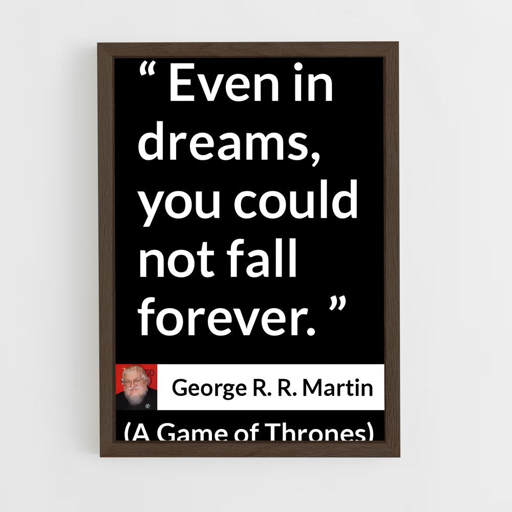 ap-george r r martin-4 cadre Bois foncé