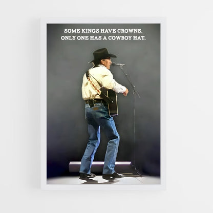 ap-george strait-10 cadre Blanc