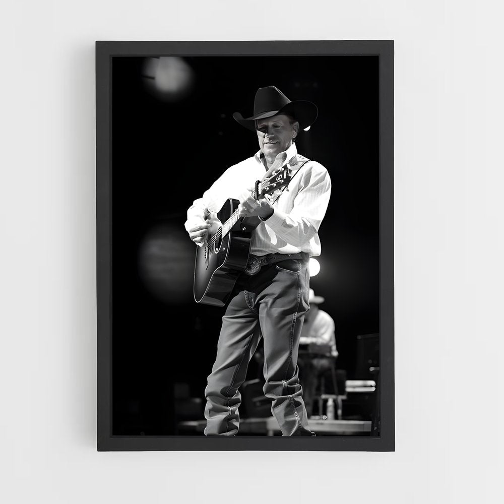 ap-george strait-14 cadre Noir