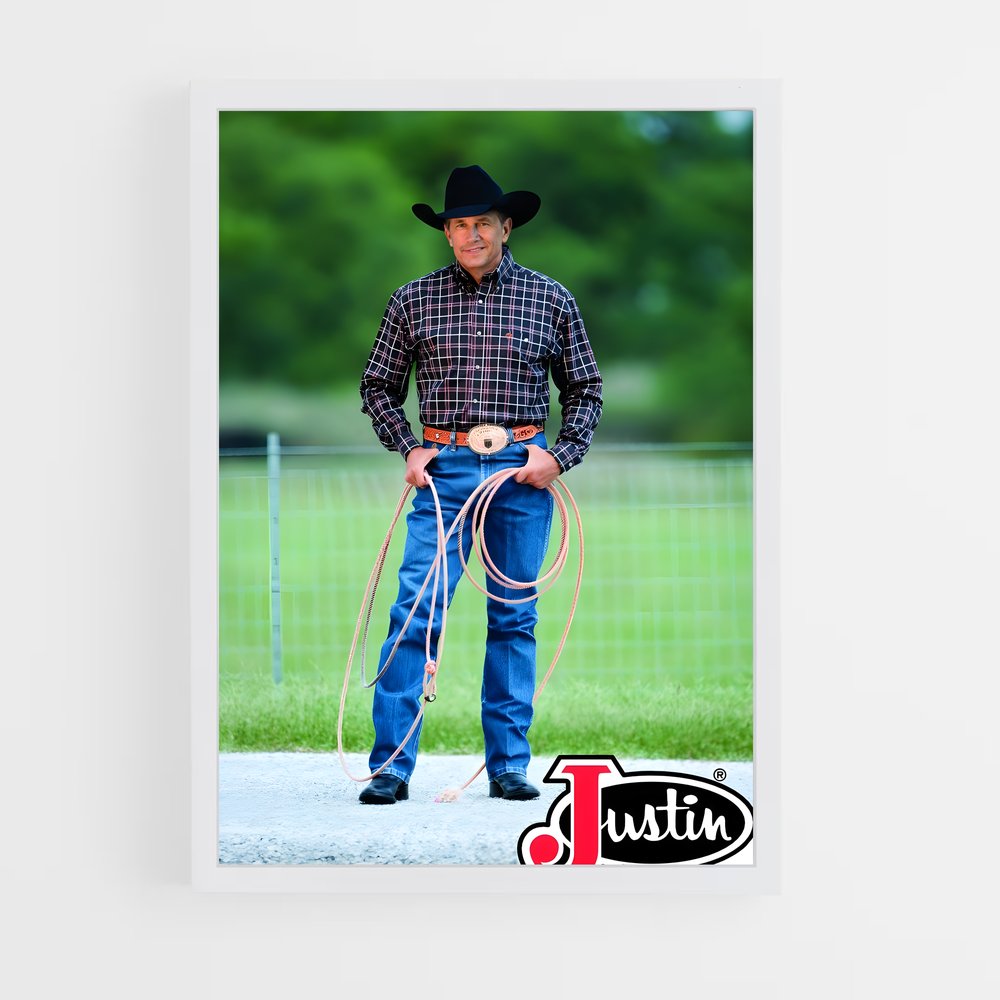 ap-george strait-8 cadre Blanc