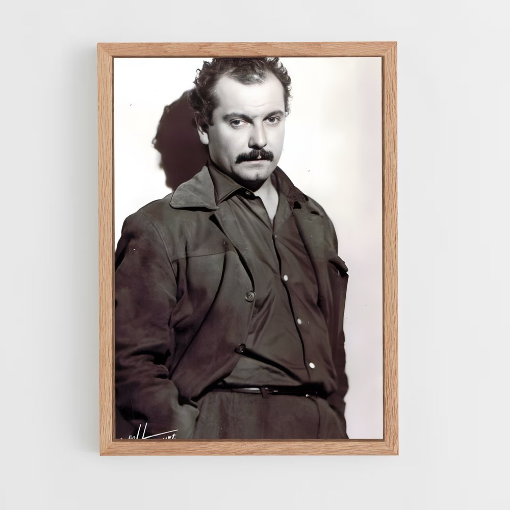 ap-georges brassens-1 cadre Bois clair