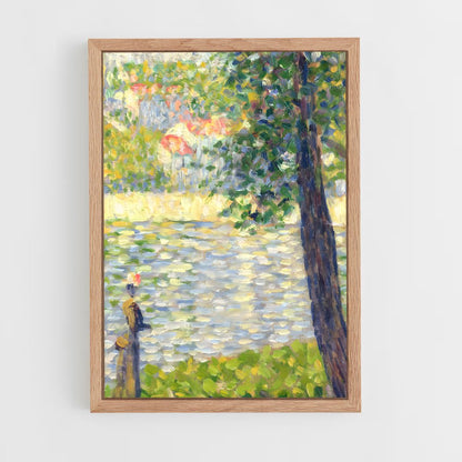ap-georges seurat-2 cadre Bois clair