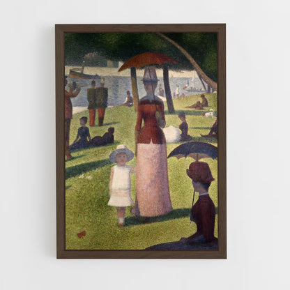 ap-georges seurat-3 cadre Bois foncé