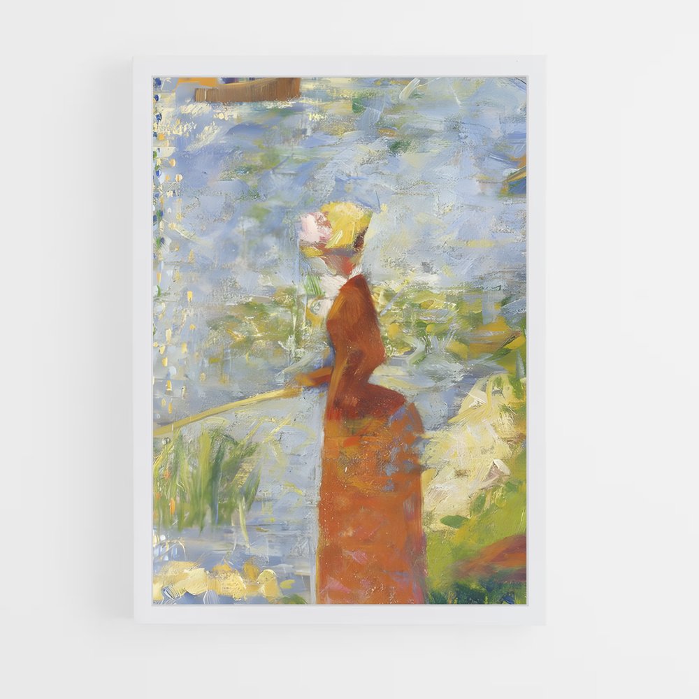 ap-georges seurat-5 cadre Blanc