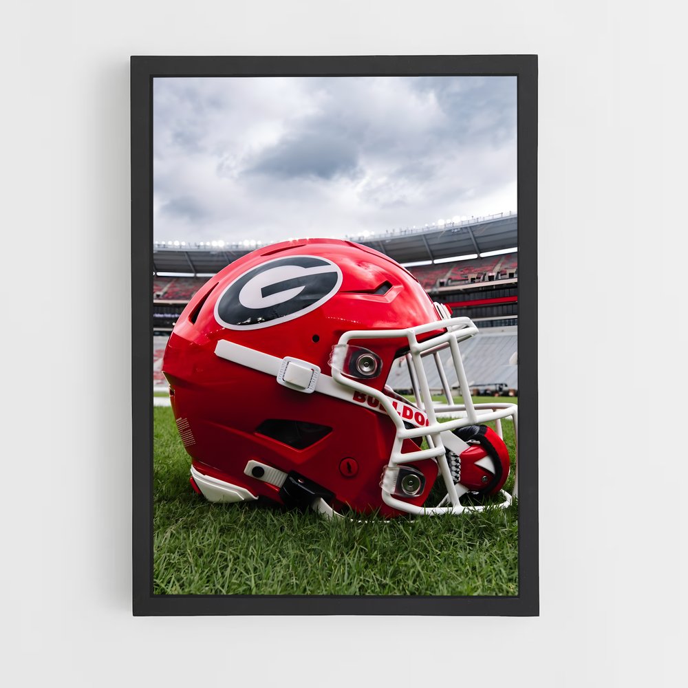 ap-georgia bulldogs-8 cadre Noir