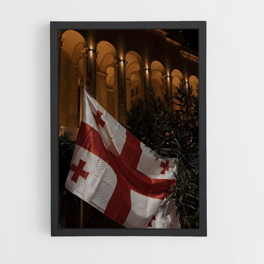 ap-georgia flag-1 cadre Noir