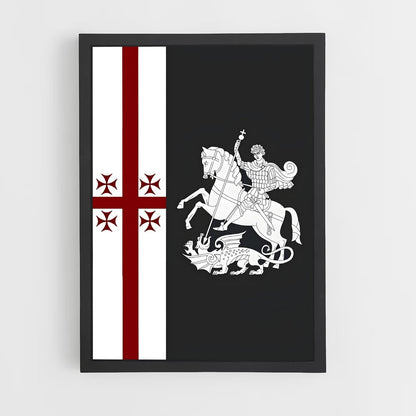 ap-georgia flag-2 cadre Noir