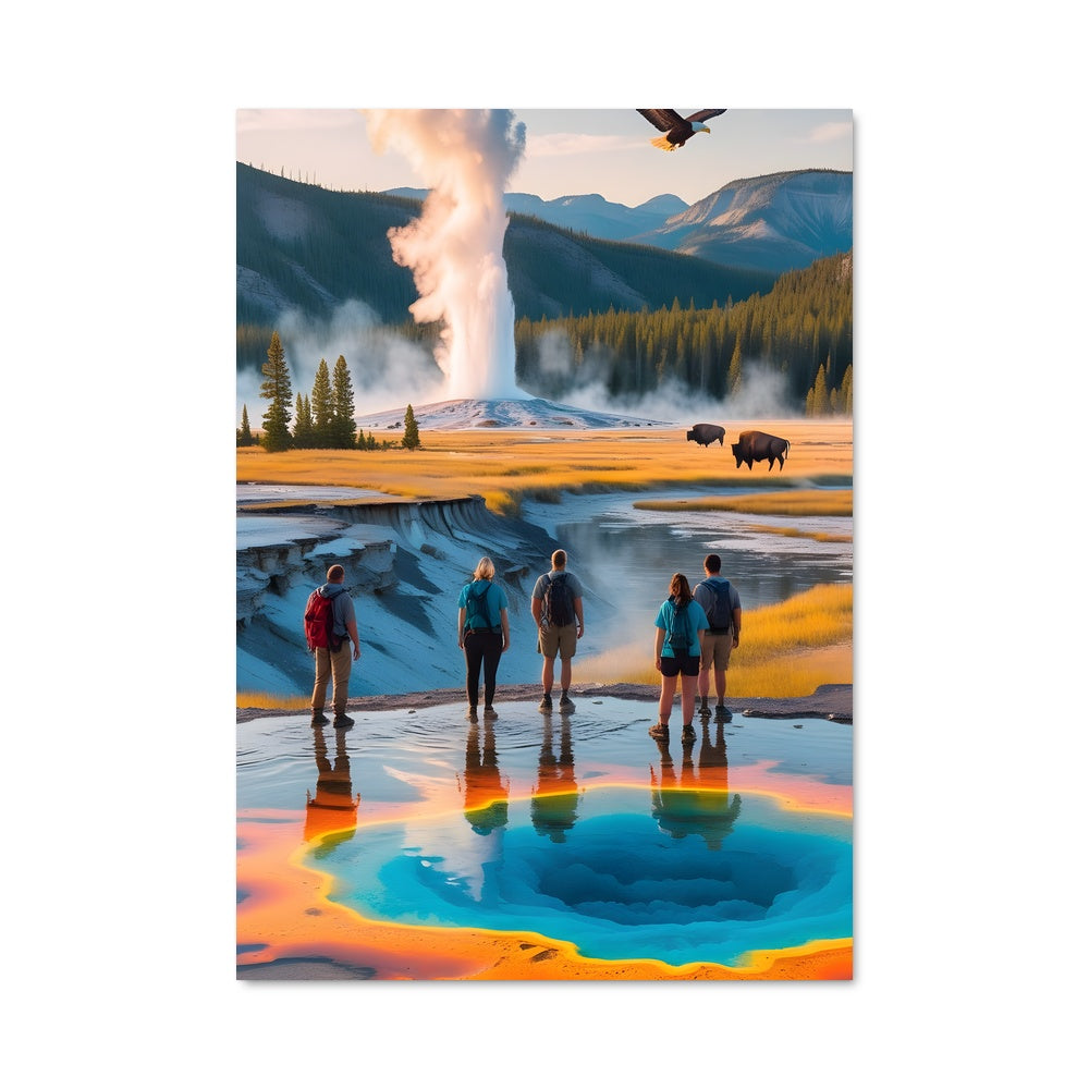 Poster Yellowstone Wonders