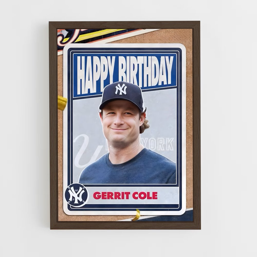 ap-gerrit cole-5 cadre Bois foncé