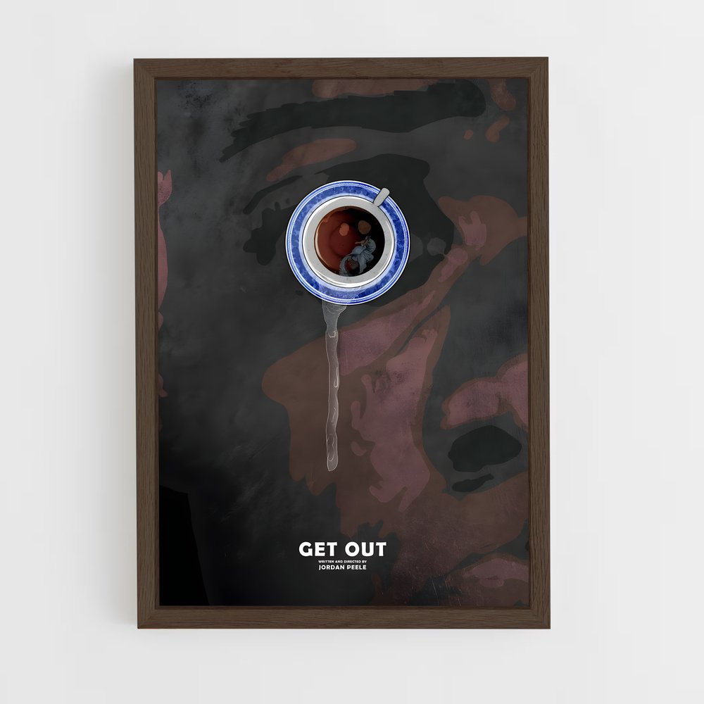 ap-get out-1 cadre Bois foncé