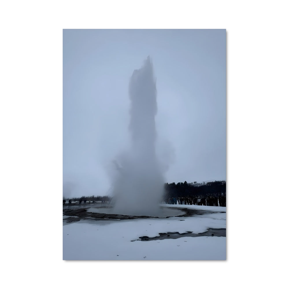 Poster Geyser d'Hiver