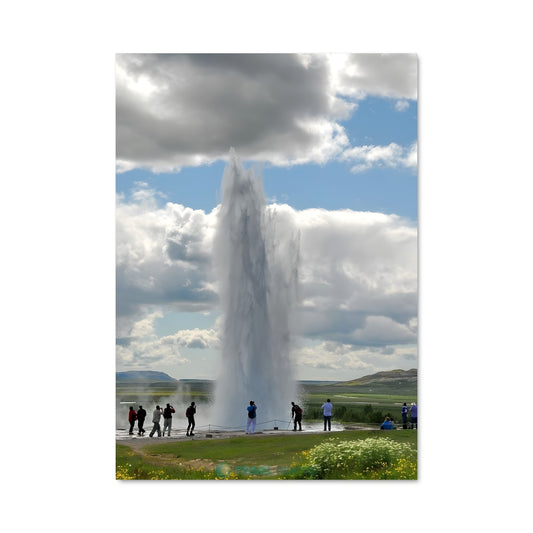 Poster Geysir en Folie