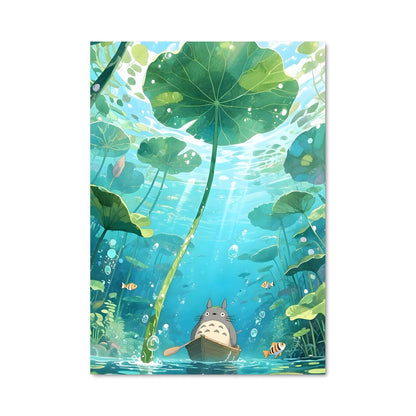 Poster Sous les Nénuphars