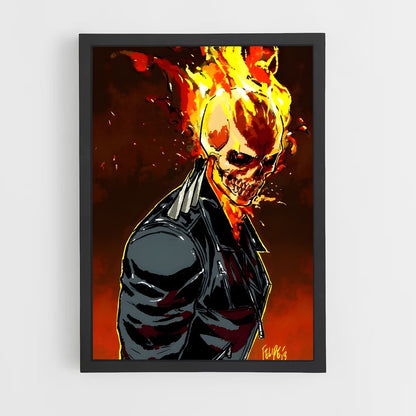 ap-ghost rider johnny blaze-2 cadre Noir