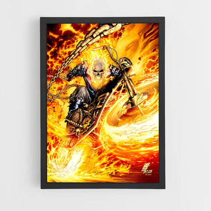 ap-ghost rider johnny blaze-6 cadre Noir