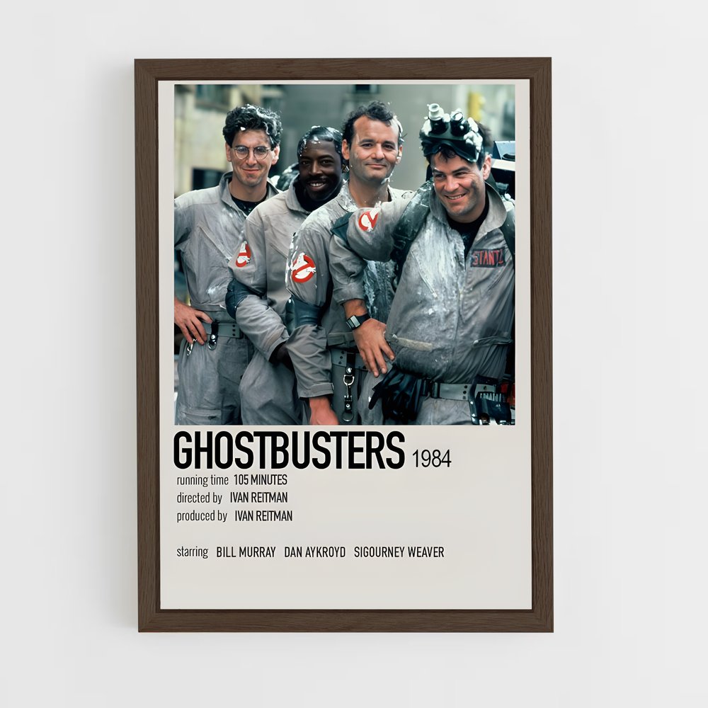 ap-ghostbusters-4 cadre Bois foncé