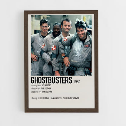 ap-ghostbusters-4 cadre Bois foncé