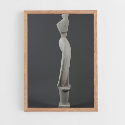 ap-giacometti spoon woman-1 cadre Bois clair