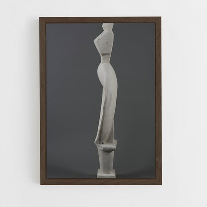 ap-giacometti spoon woman-1 cadre Bois foncé