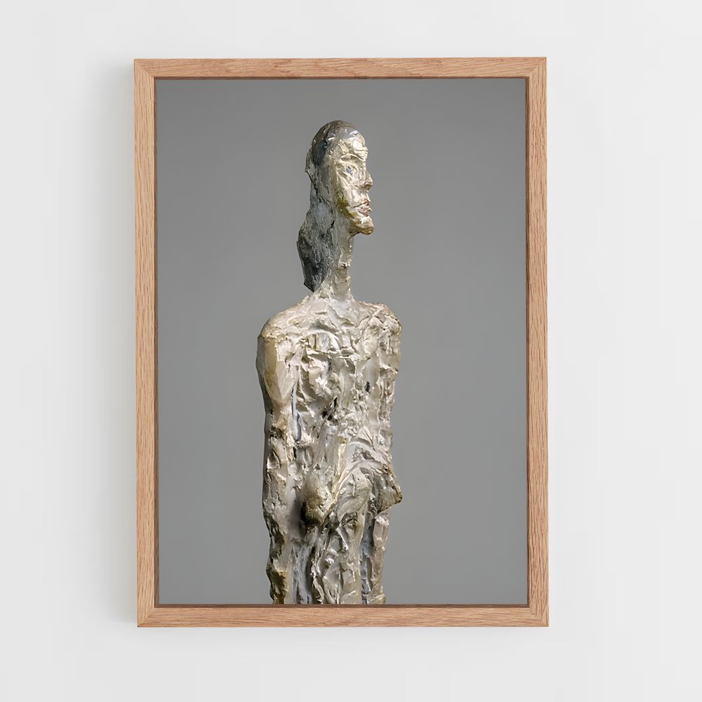 ap-giacometti woman of venice-2 cadre Bois clair