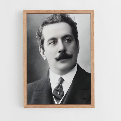ap-giacomo puccini-2 cadre Bois clair