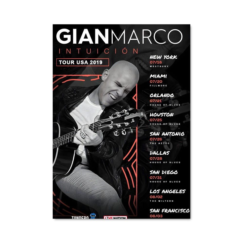 Poster Gian Marco Live 2019
