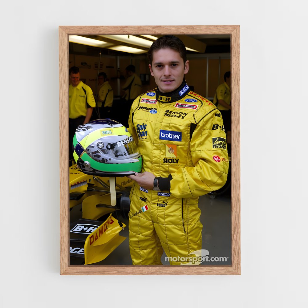 ap-giancarlo fisichella-4 cadre Bois clair