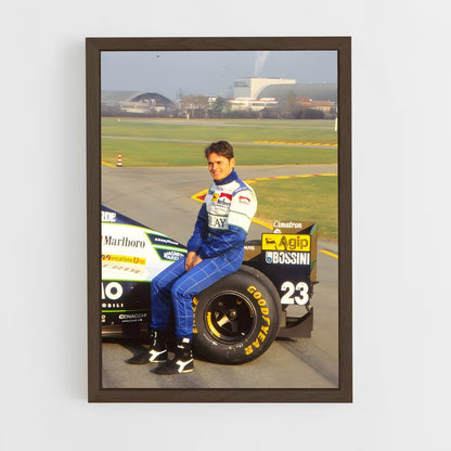 ap-giancarlo fisichella-6 cadre Bois foncé